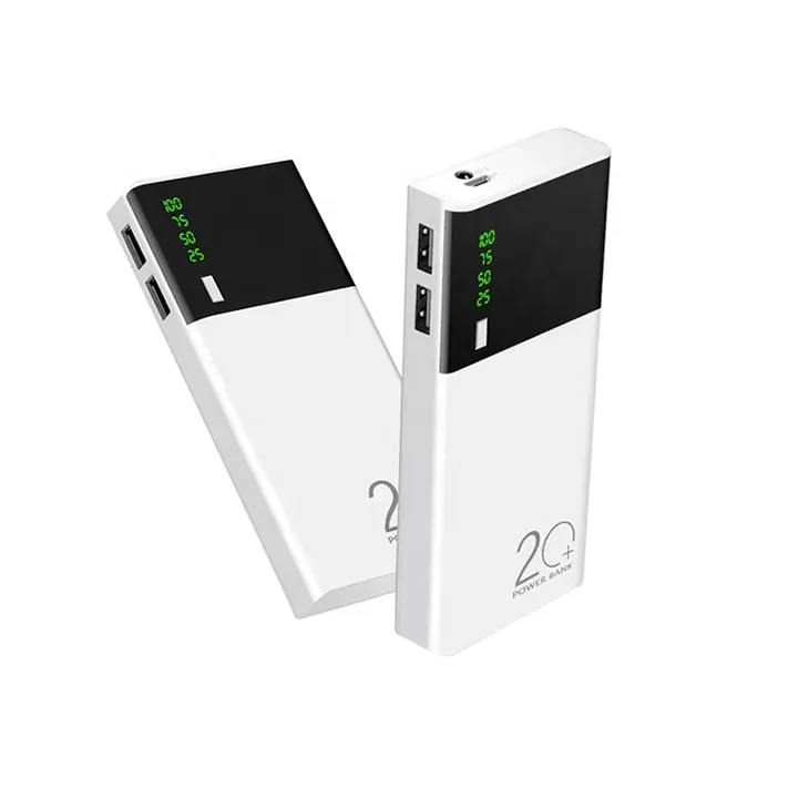 باور بانك محمول عالي السعة بشاشة . High Capacity Portable Power Bank with Screen