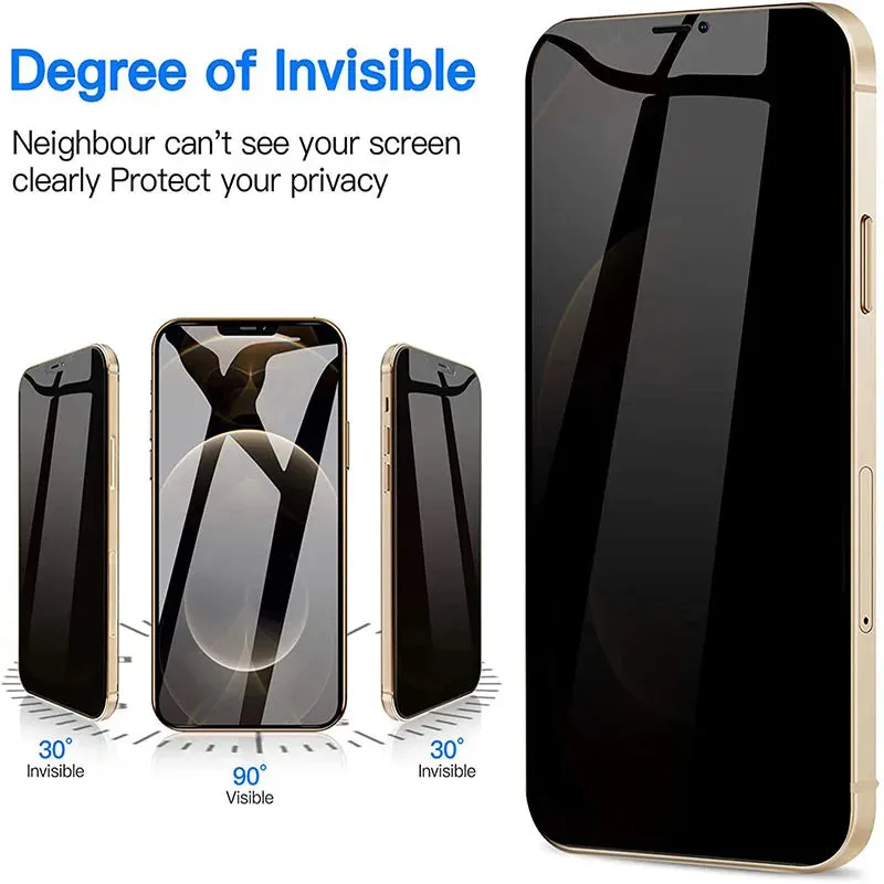 1-3Pcs Privacy Tempered Glass Screen Protector for IPhone 13 Pro Max 12 Mini 6 6s 7 8 Plus Anti-spy Glass for IPhone11 XS X XR