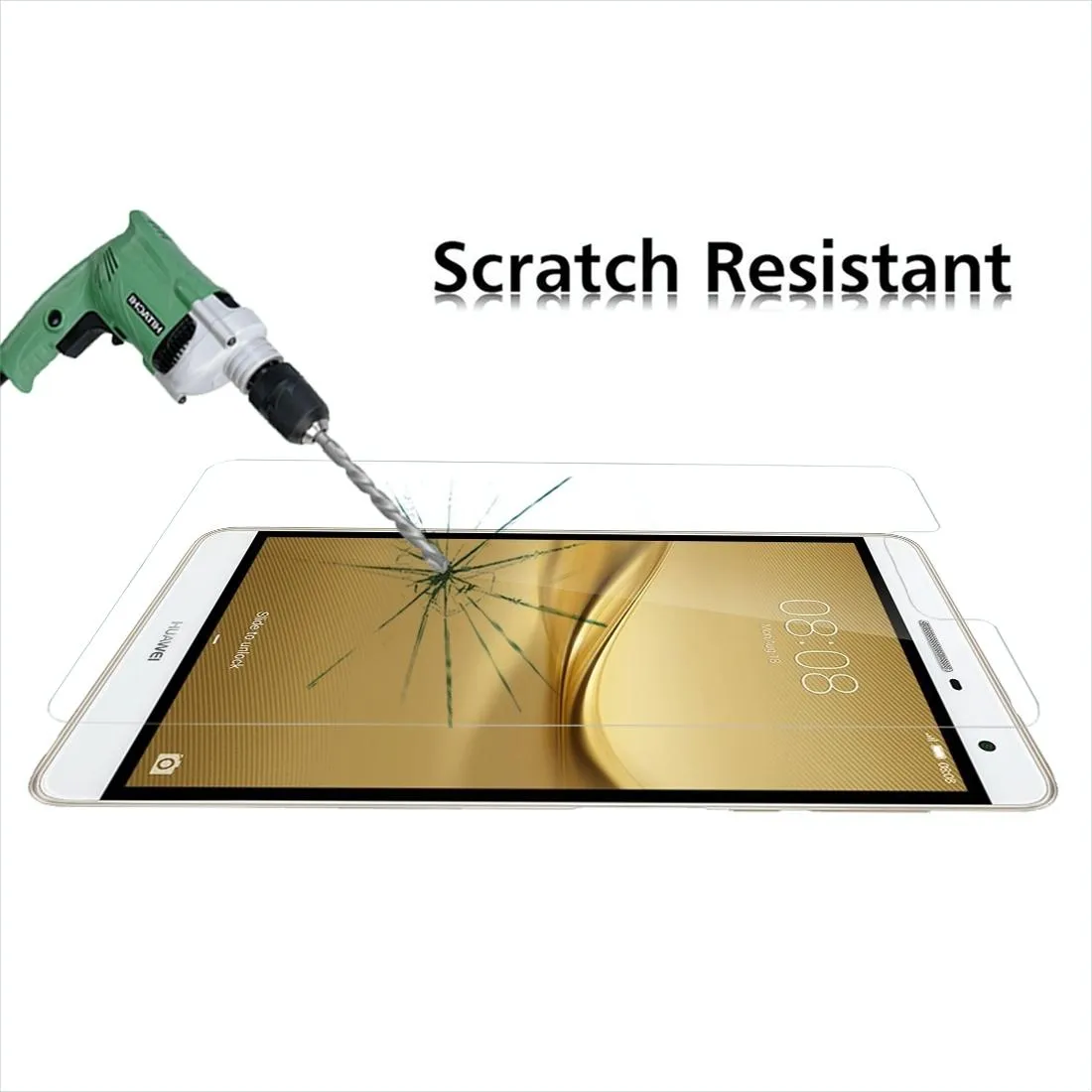 100-Pack 7 Universal Tempered Glass Screen Protector - 0.4Mm 9H Hardness