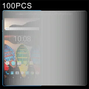 100-Pack Tempered Glass Screen Protector For Lenovo Tab3 730M - 0.3Mm 9H Hardness
