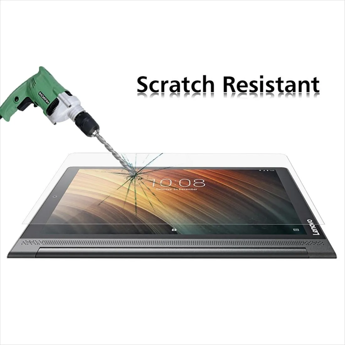 10.1 Tempered Glass Screen Protector For Lenovo Yoga Tab3 Plus - 75 Pcs