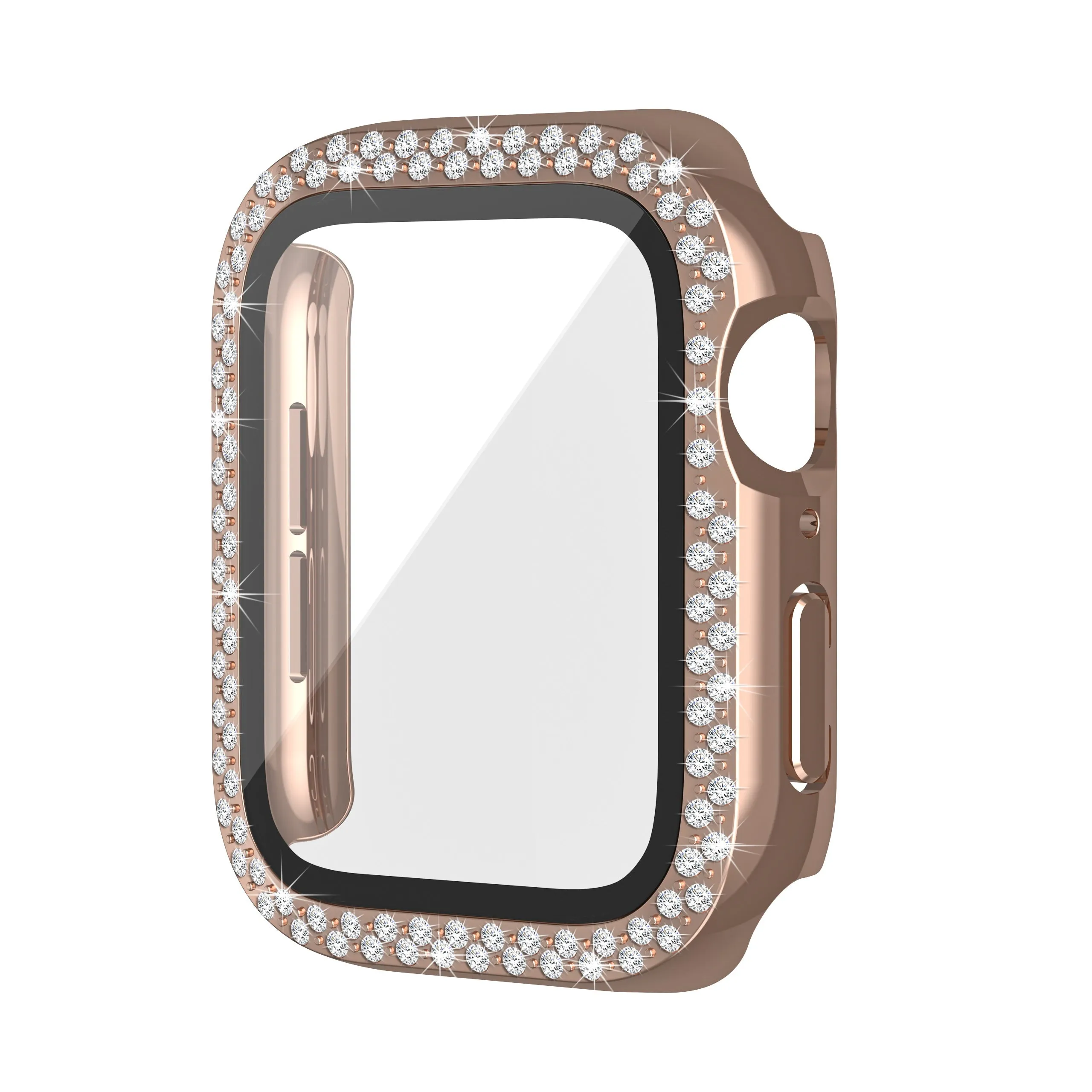 Bling Bumper Case with Screen Protector for Apple Watch 45mm-Assorted Colors