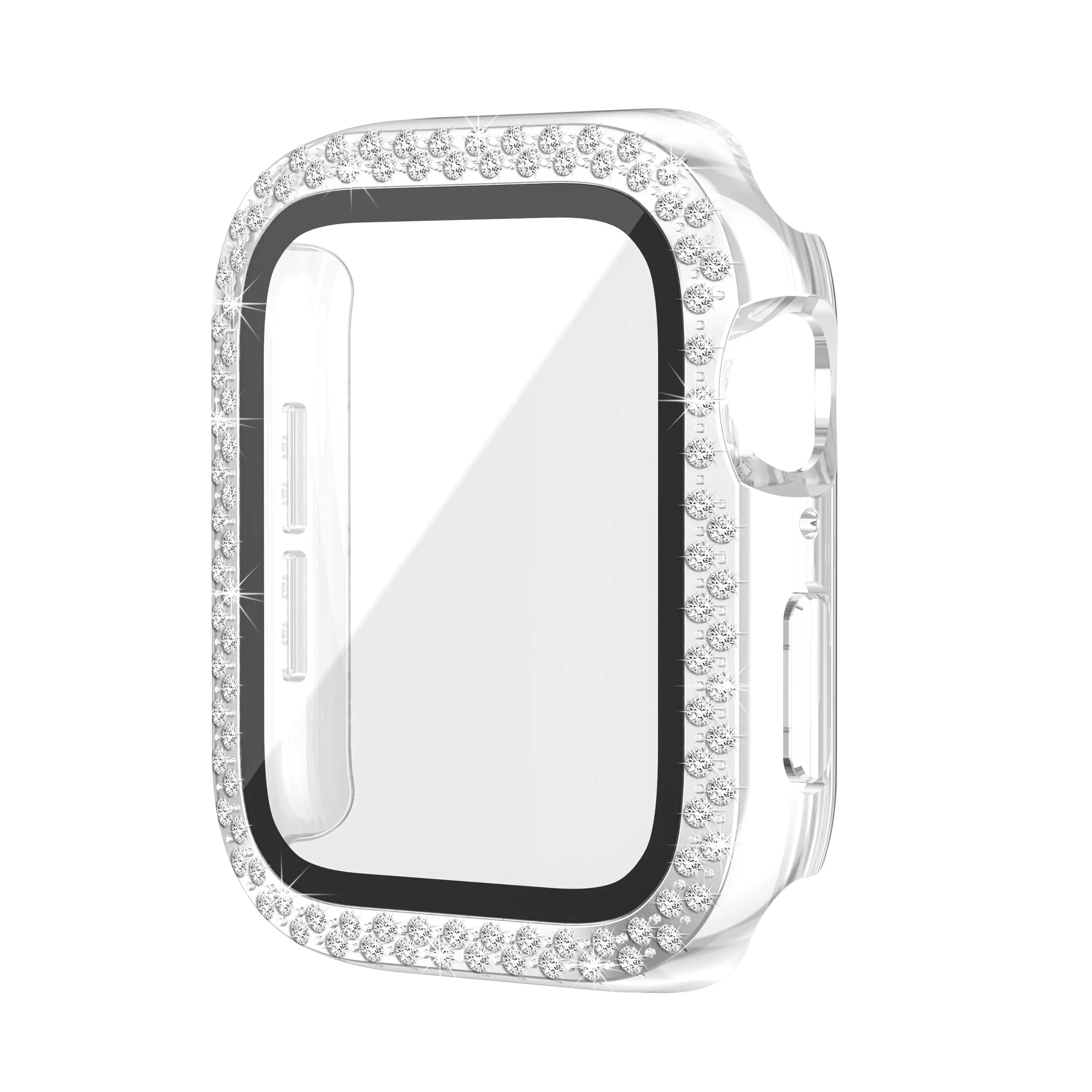 Bling Bumper Case with Screen Protector for Apple Watch 45mm-Assorted Colors