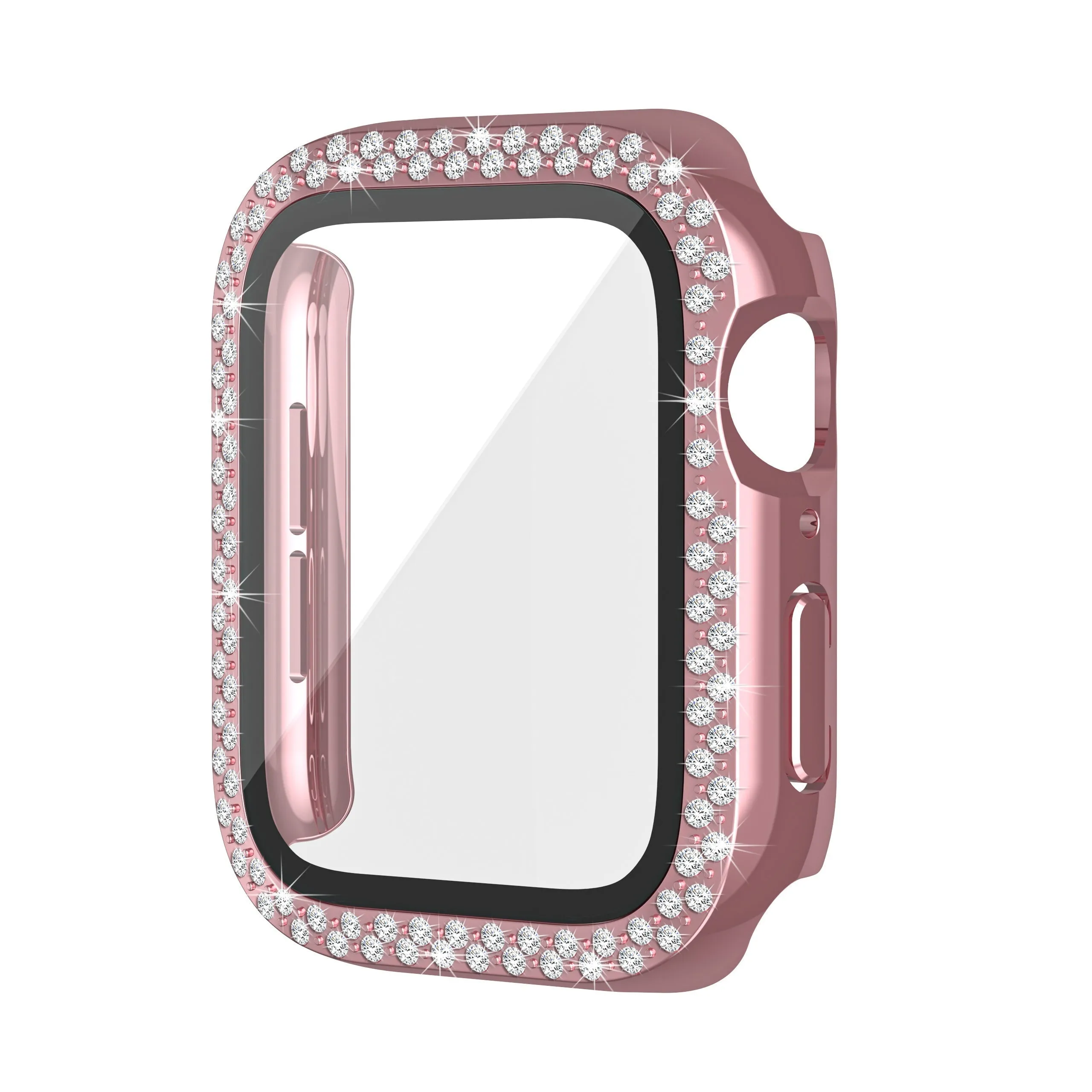 Bling Bumper Case with Screen Protector for Apple Watch 45mm-Assorted Colors