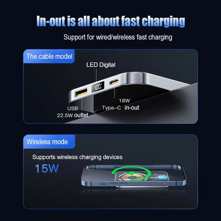 C PD20W with 10000 charging capacity . C PD20W باستطاعة شحن 10000