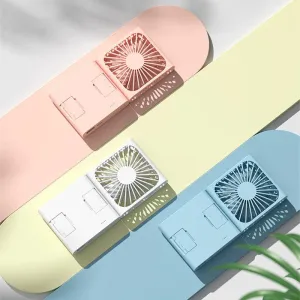 New Back Clip Portable Hanging Neck USB Power Bank Mini Fan