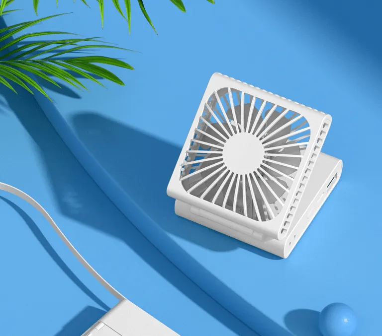 New Back Clip Portable Hanging Neck USB Power Bank Mini Fan