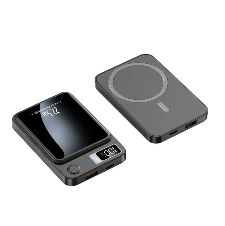 Wireless Magnetic Power Bank . بنك طاقة ممغنط لاسلكي
